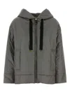 Max Mara The Cube Dark Grey Polyester Daria Padded Jacket In Gray