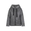 Max Mara The Cube Dark Grey Polyester Daria Padded Jacket In Brown