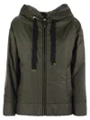 Max Mara The Cube Daria Drip Proof Canvas Padded Jacket With Hood