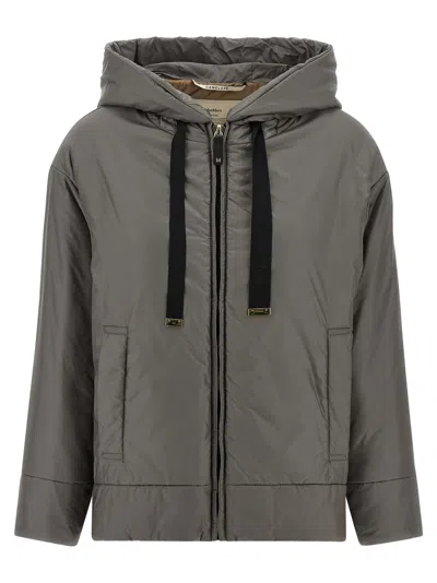 Max Mara The Cube Daria Hoodie In Gray