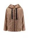 Max Mara The Cube Daria  Nylon Jacket In Brown