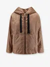 Max Mara The Cube Daria  Nylon Jacket In Brown