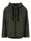 Max Mara The Cube Nylon Jacket In Green
