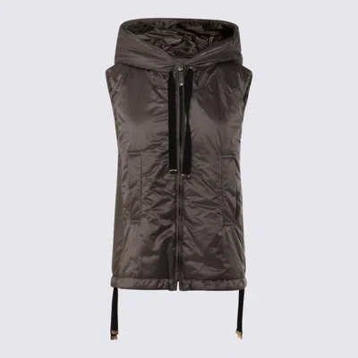 Max Mara The Cube Dark Brown Gringo Down Jacket