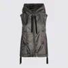 Max Mara The Cube Dark Grey Gringo Down Jacket In Gray
