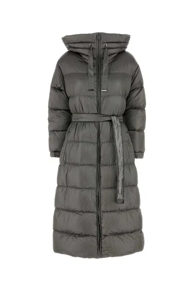 Max Mara The Cube Dark Grey Nylon Spacev Down Jacket