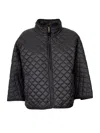 Max Mara The Cube Black Delfina Padded Reversible Cape