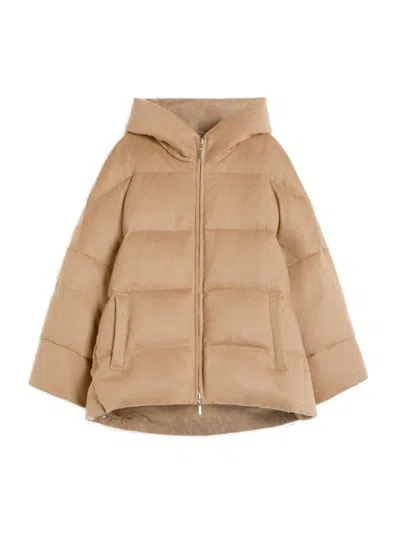Max Mara The Cube Desiderio Quilted Jacket Camel In Neutral