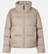 Max Mara The Cube Destino Cashmere Down Jacket In Neutral