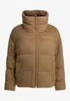 Max Mara The Cube Reversible Short Down Jacket Jackets And Coats Brown In Brown