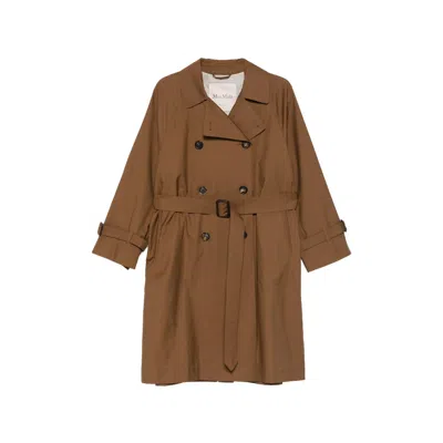 MAX MARA THE CUBE DOUBLE-BREASTED BELTED COAT