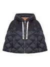 Max Mara The Cube Sisoft Padded Jacket In Drop-proof Nylon Canvas In Blue