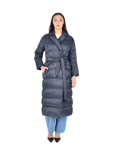 Max Mara The Cube Down Jacket In Blue