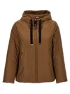 Max Mara The Cube Down Jacket In Brown