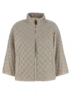 Max Mara The Cube Down Jacket In Gray