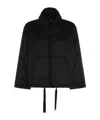 Max Mara The Cube Drawstring Puffer Jacket In Black