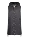 Max Mara The Cube Drop-proof Technical Canvas Vest In Black