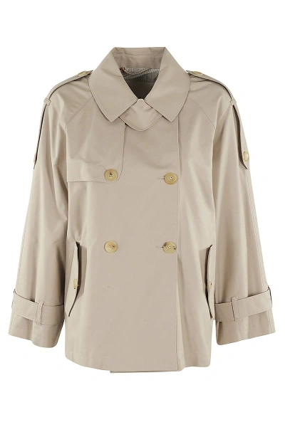 Max Mara The Cube Dtrench In Beige