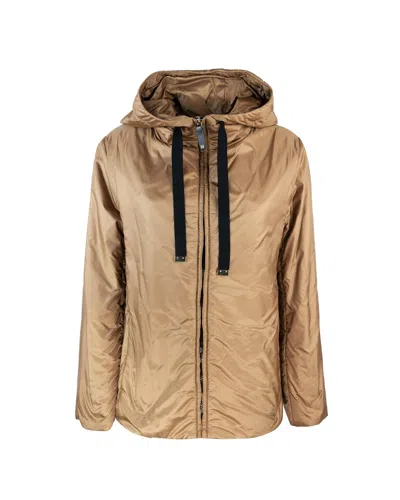 MAX MARA THE CUBE GREENH CAMEL WATER-REPELLENT SWEATSHIRT