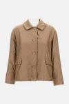 Max Mara The Cube Camel Polyester Greens Padded Jacket