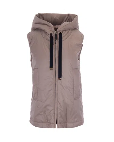 Max Mara The Cube Gilet Greengo Beige In Neutral
