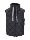Max Mara The Cube Navy Down Jacket In Black