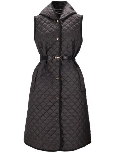 Max Mara The Cube Gilet Imbottito In Black