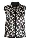 MAX MARA THE CUBE GRAPHIC PRINT WAISTCOAT