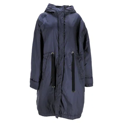 Max Mara The Cube Greenf Jacket In Navy Blue Polyester