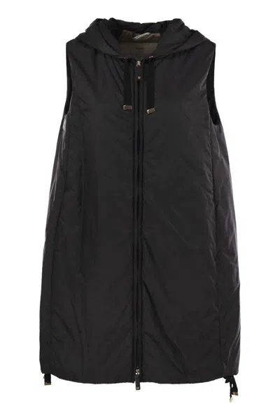 MAX MARA THE CUBE MAX MARA THE CUBE GREENGI - DRIP-PROOF CANVAS WAISTCOAT