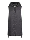 Max Mara The Cube Drop-proof Technical Canvas Vest In Black