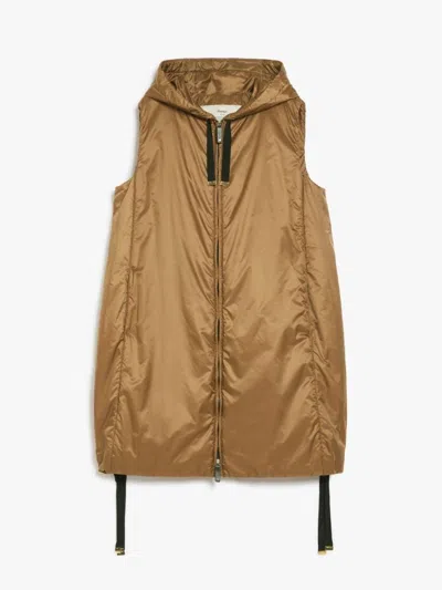 Max Mara The Cube Greengi Sleeveless Puffer Caramel