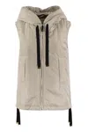 Max Mara The Cube Waterproof Vest Greengo In Neutral
