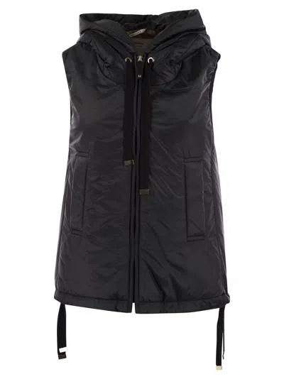 MAX MARA THE CUBE GREENGO - SLEEVELESS IN DRIP-PROOF TECHNICAL FABRIC