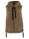 Max Mara The Cube Water-resistant Technical Canvas Gilet