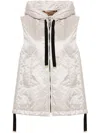 Max Mara The Cube Women The Cube Sleeveless Jacket With Cameluxe Padding In White