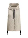 Max Mara The Cube Waterproof Vest Greengo In Nocciola