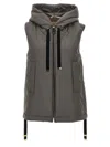 Max Mara The Cube Greengo Zip-up Drawstring Gilet In Green