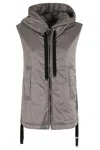 Max Mara The Cube Women The Cube Sleeveless Jacket With Cameluxe Padding In Neutral