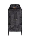 Max Mara The Cube Drop-proof Technical Canvas Vest In Black