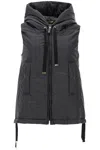 Max Mara The Cube Padded Gilet With Hood Coats Black In Black