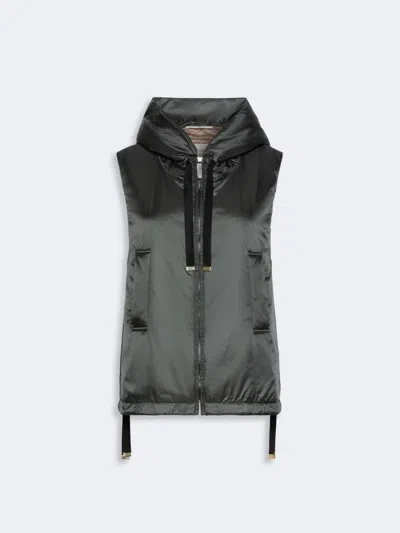 Max Mara The Cube Greengo Puffer Dark Green In Blue