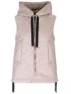 Max Mara The Cube Beige Gringo Down Jacket In Neutral