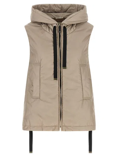 Max Mara The Cube 'greengo' Vest In Neutral