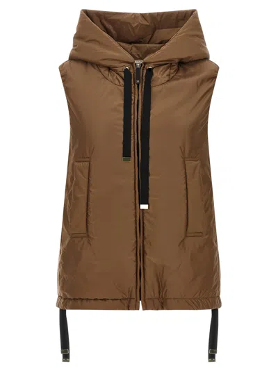Max Mara The Cube 'greengo' Vest In Brown