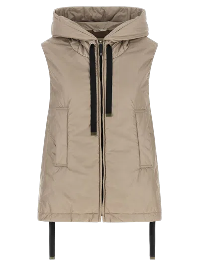 Max Mara The Cube Greengo Vest In Brown