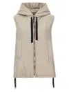 Max Mara The Cube Women The Cube Sleeveless Jacket With Cameluxe Padding In Neutral