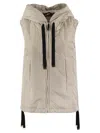 Max Mara The Cube Greengo Sleeveless Puffer Beige In Neutral