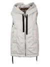 Max Mara The Cube Women The Cube Sleeveless Jacket With Cameluxe Padding In White