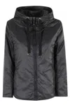 Max Mara The Cube Greenh Technical Fabric Jacket In Black